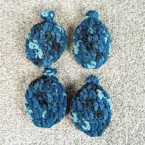 Handmade Crochet Water Balloons Reusable Water Fight Fun Summer Toy Teal Dreams‎
